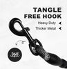 Rope Dog Leash with Soft Padded Handle, Reflective Lead for Medium Dogs