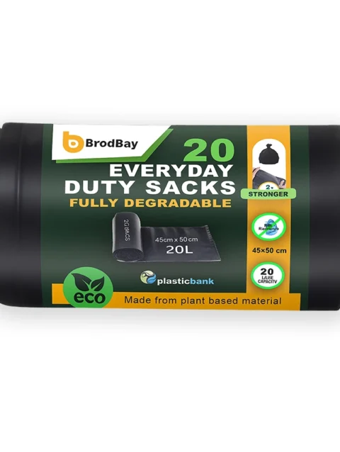 20-everyday-duty-sacks-black-bag-20l